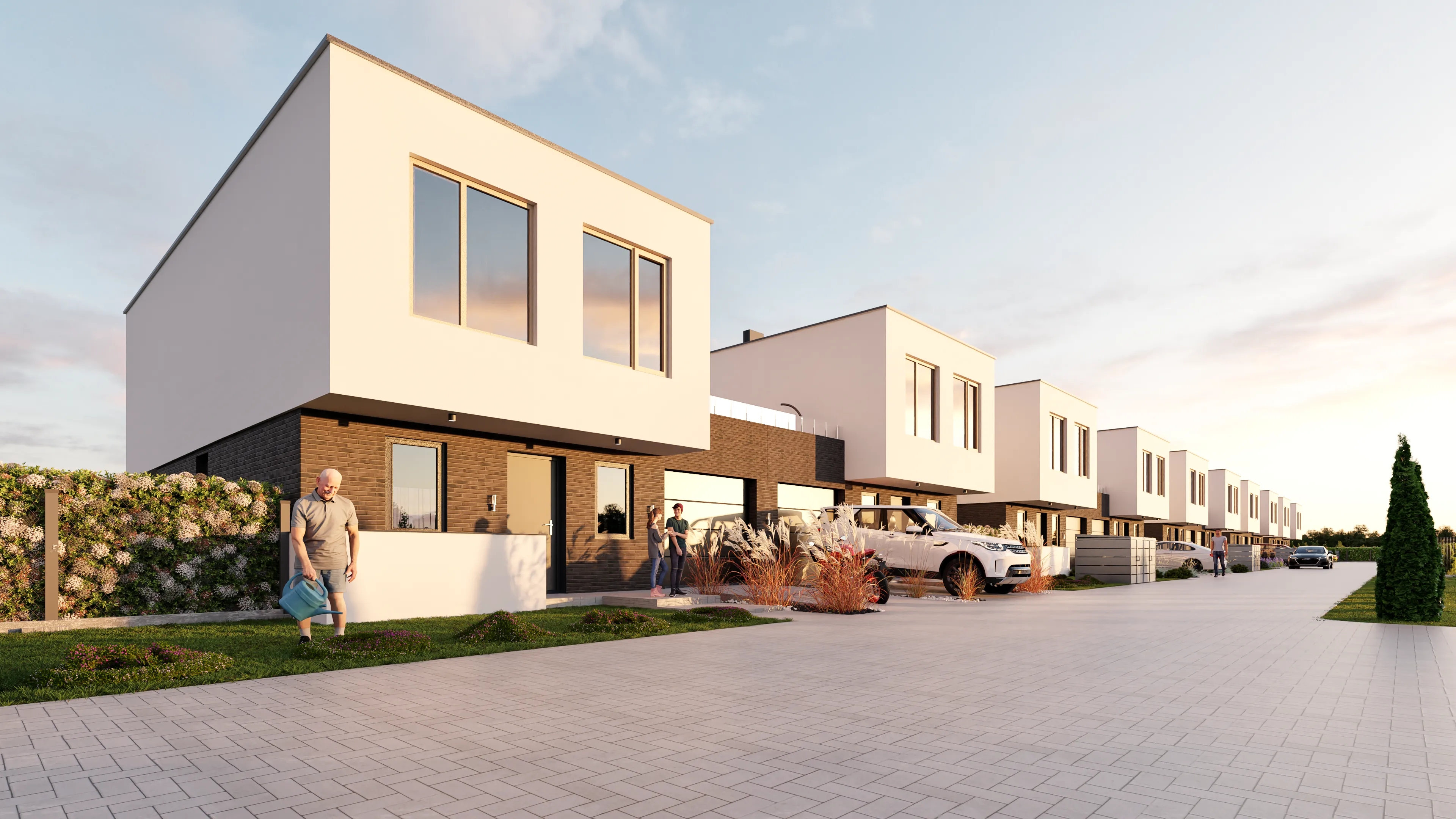 Kameralna osiedlowa uliczka